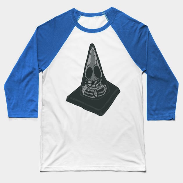 Safety Cone X-Ray Baseball T-Shirt by revjosh